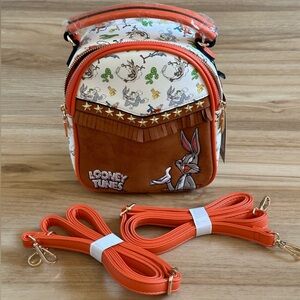 NEW Looney Tunes x Unique Vintage Mini Fringe Backpack